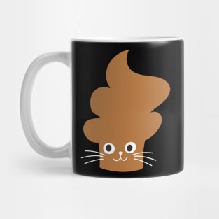 Cat face in cake Mug